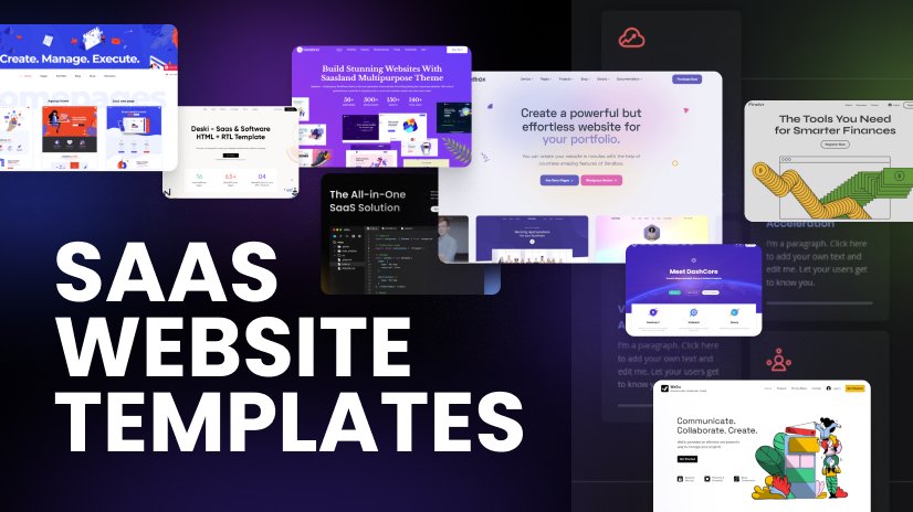 Modern SaaS Website Template